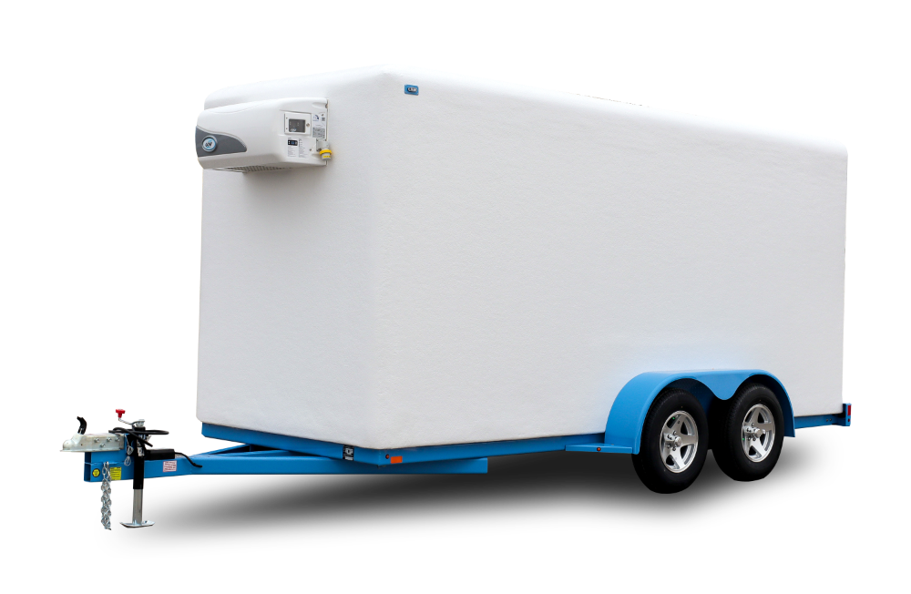 small refrigerated trailer for sale