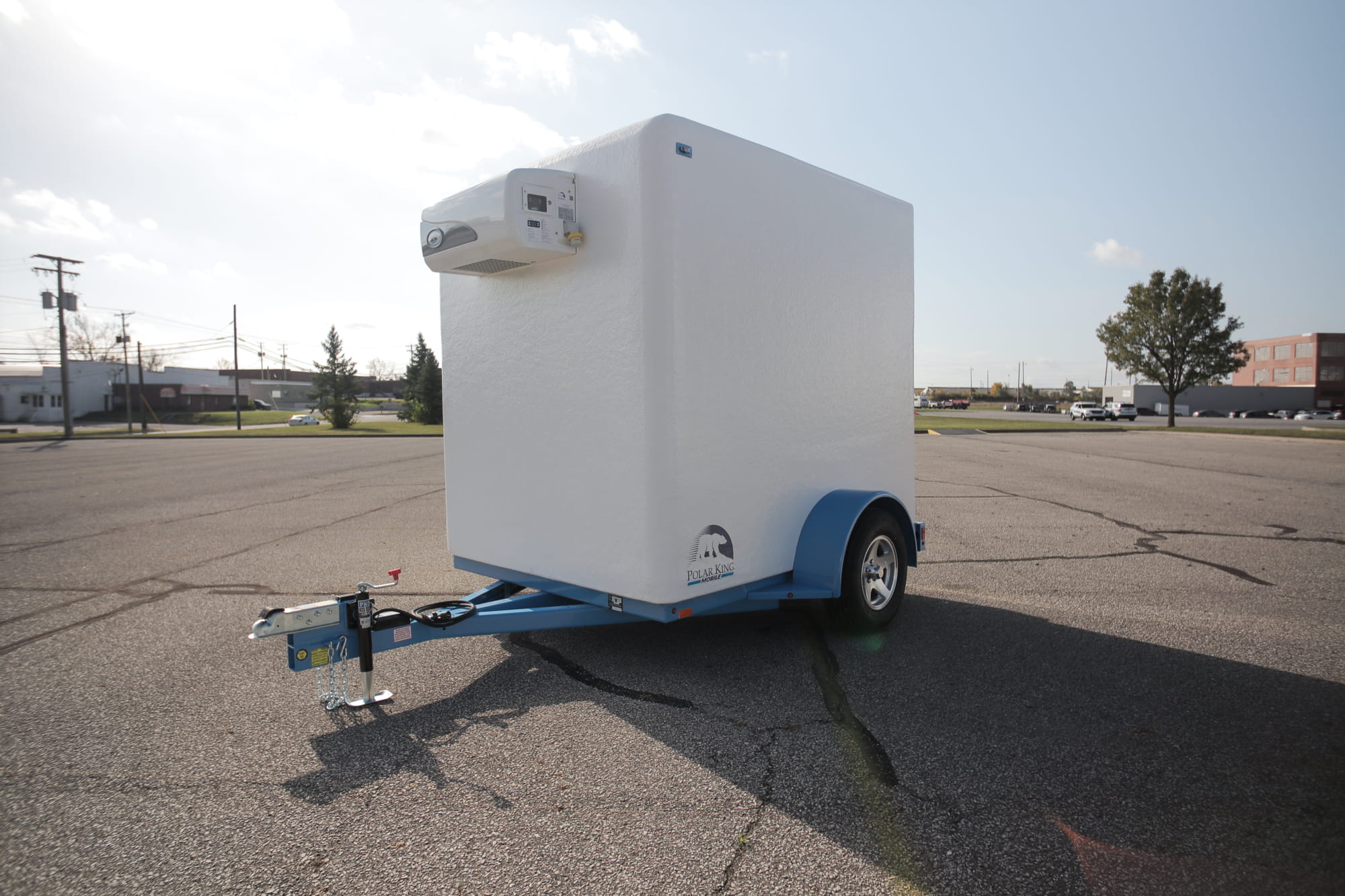 small refrigerated trailer- cooler trailers